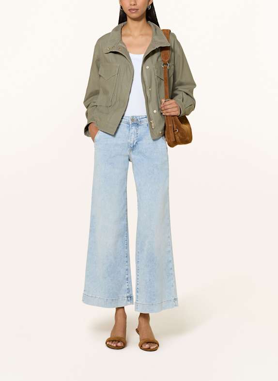 GUESS Wide leg jeans ZOYA LAG0 LAGOON LIGHT