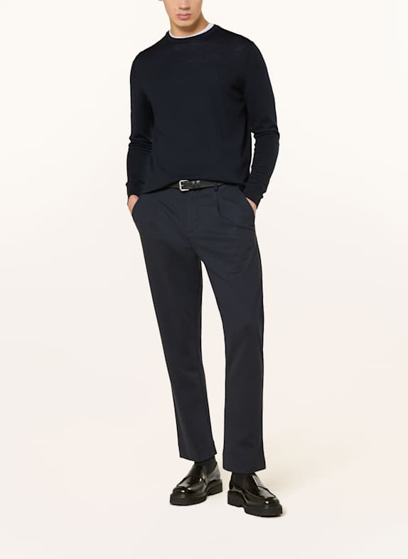 PAUL Trui van merinowol DONKERBLAUW