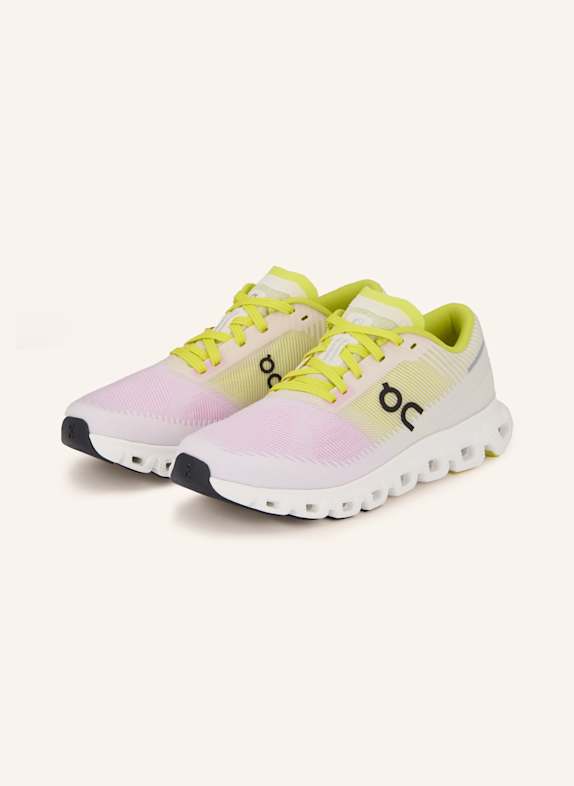 On Sneaker CLOUD 6 PUSH ROSA / GELB