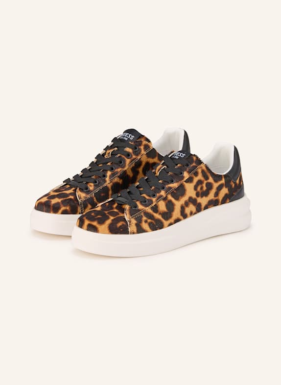 GUESS Sneaker ELBINA BRAUN/ DUNKELBRAUN/ HELLBRAUN