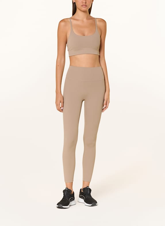 adidas Tights ALL ME RIB 7/8 LEGGINGS BEIGE