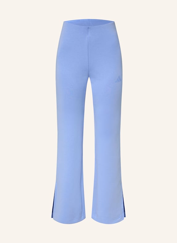 adidas Spodnie treningowe SOFT LUX JASNONIEBIESKI