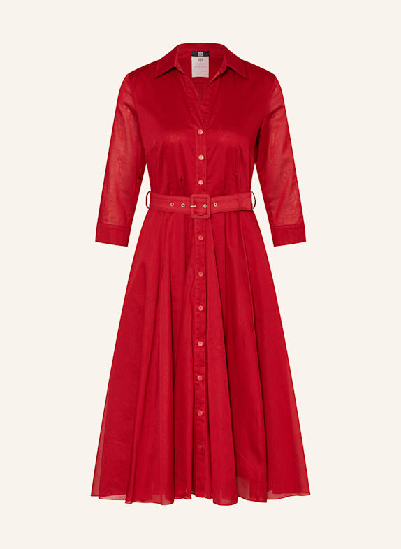 RIANI Hemdblusenkleid mit 3/4-Arm ROT