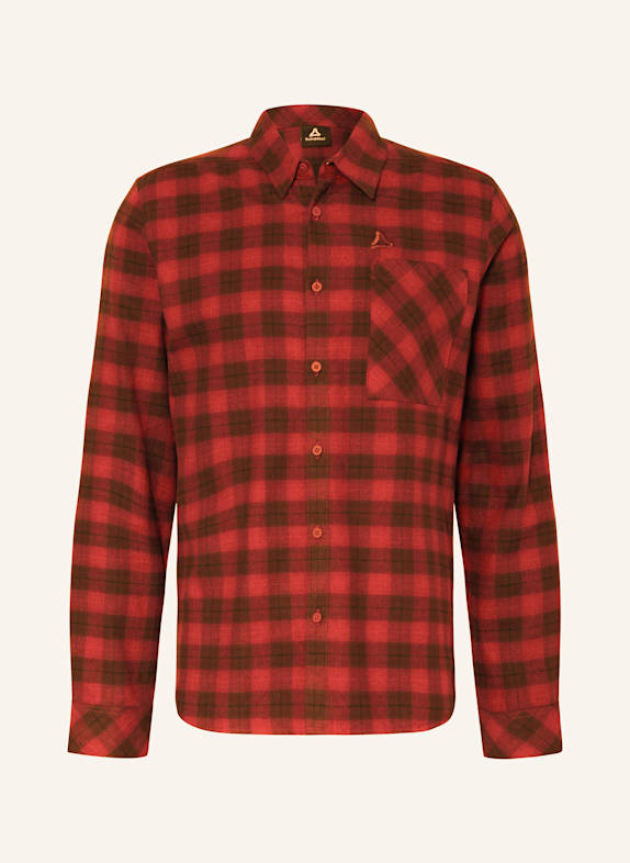 Schöffel Outdoor-Hemd KLEION ROT/ DUNKELGRAU