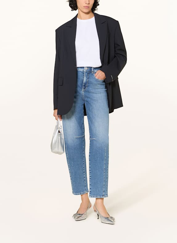 MARC CAIN Mom Jeans RUMA mit Schmucksteinen 353 blue denim
