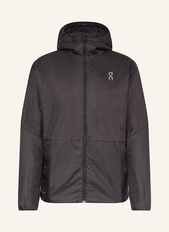 On TREK INSULATED outdoor jacket BLACK