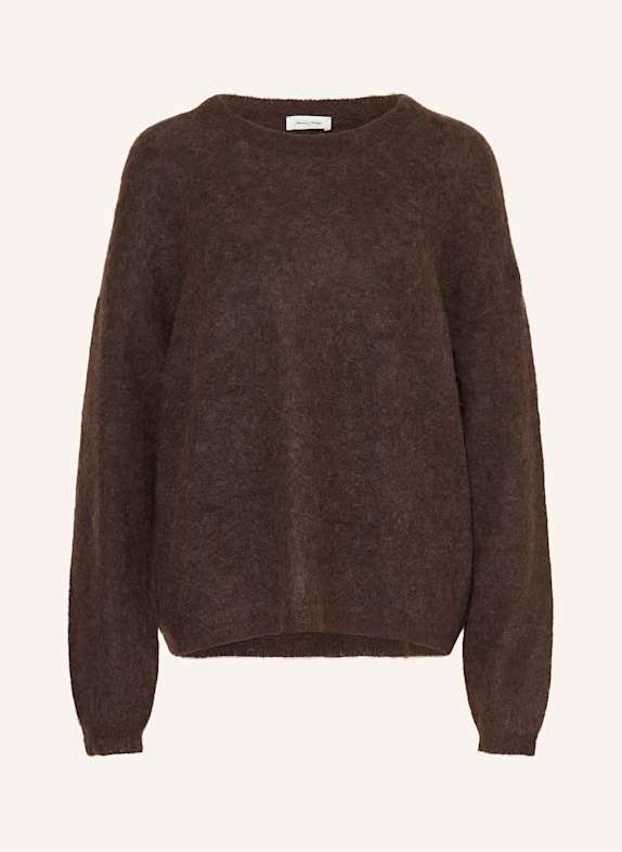 American Vintage Pullover mit Alpaka DUNKELBRAUN