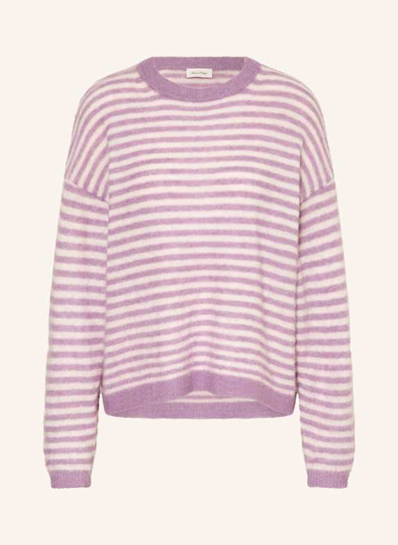 American Vintage Pullover mit Alpaka HELLLILA/ LILA