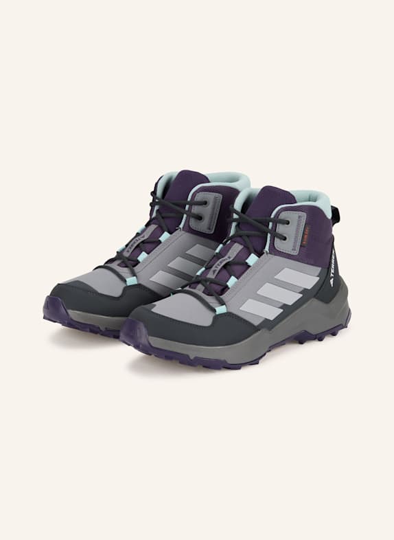 adidas TERREX Wanderschuhe TERREX AX4R MID RAIN.RDY GRAU/ LILA/ MINT