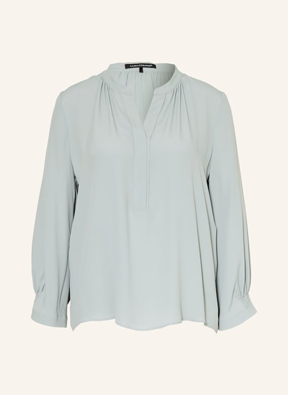 LUISA CERANO Blusenshirt mit Seide HELLBLAU