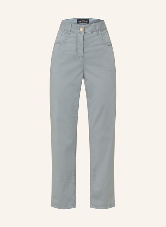 LUISA CERANO lav Trousers in denim look BLUE GRAY