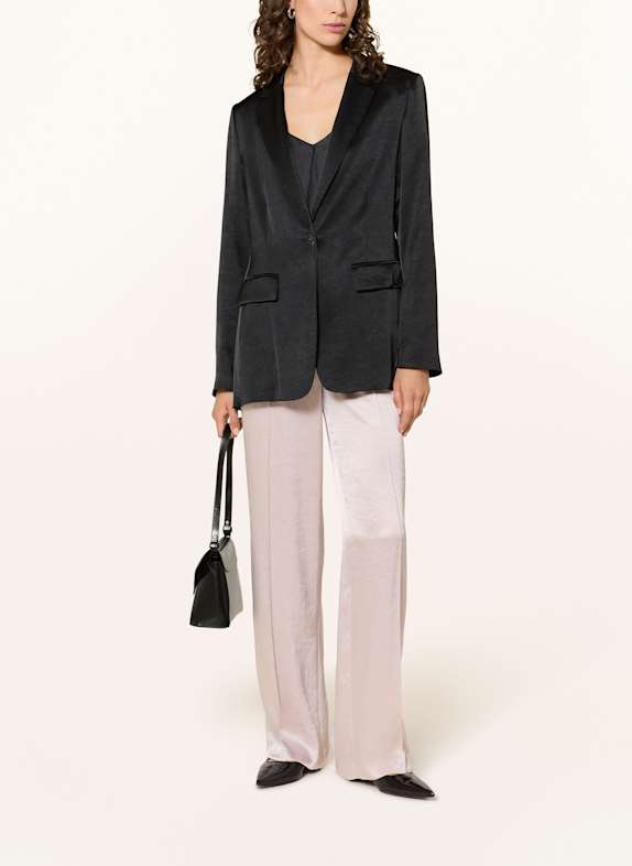 MARC CAIN Satinblazer 900 BLACK