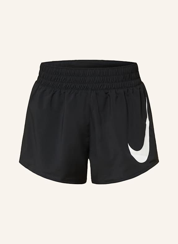 Nike 2-in-1-Laufshorts ONE SWOOSH SCHWARZ / WEISS