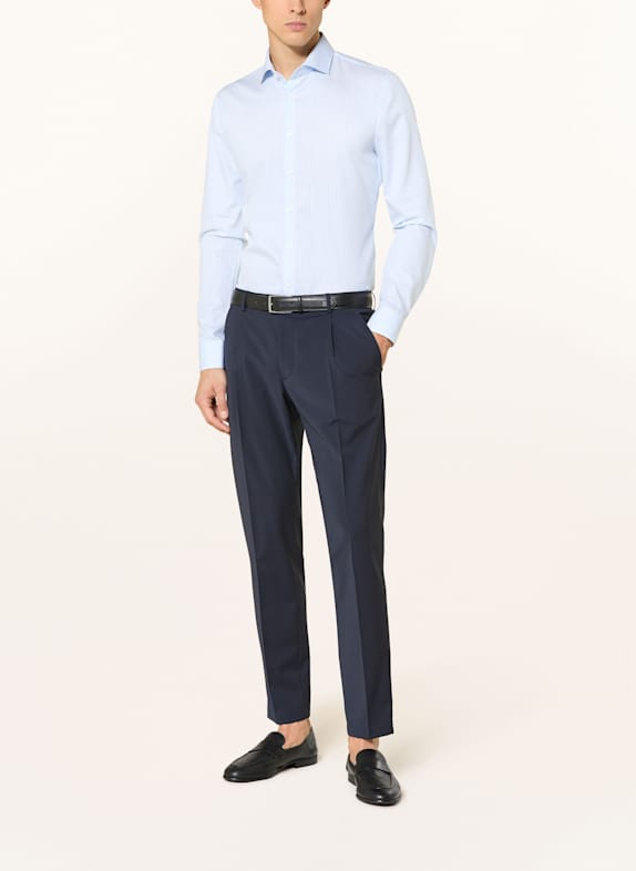OLYMP Hemd No. Six super slim HELLBLAU / WEISS