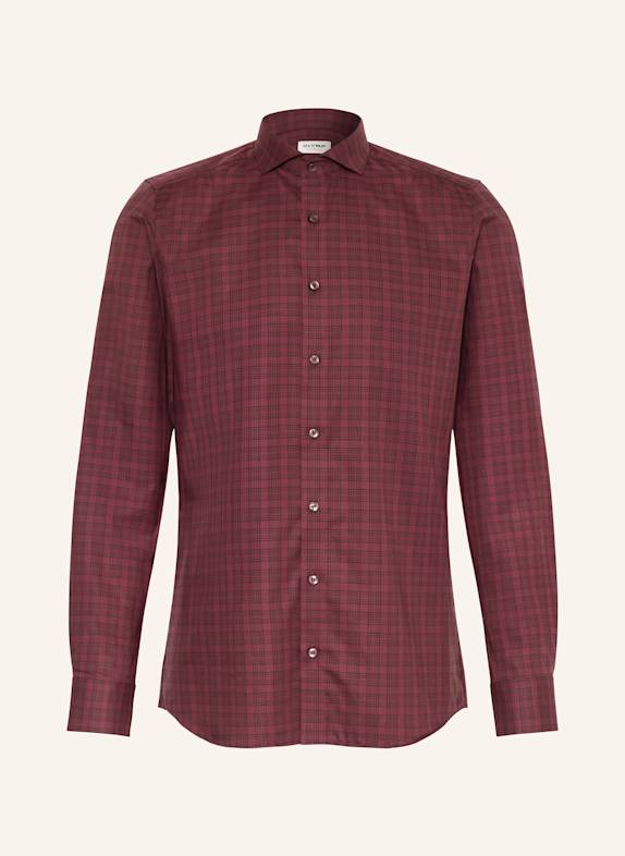 OLYMP Hemd Level Five body fit DUNKELROT / DUNKELBLAU