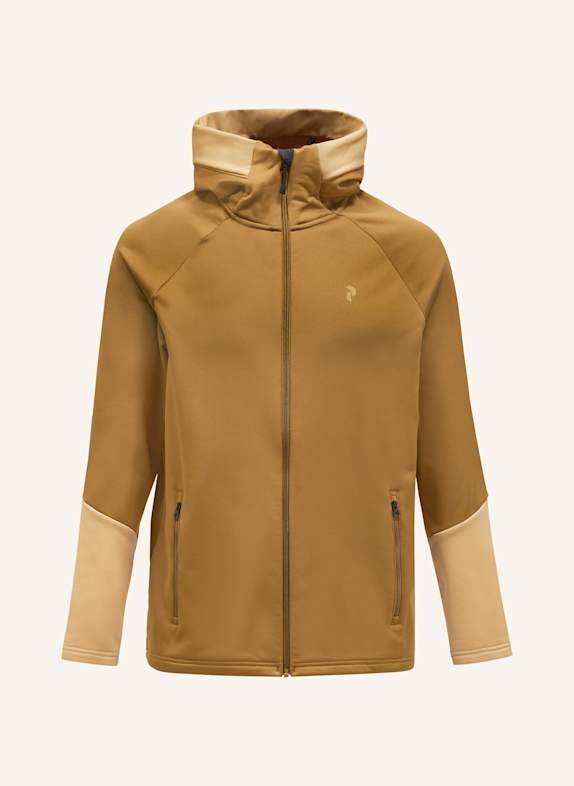 Peak Performance Midlayer-Jacke RIDER BRAUN/ BEIGE