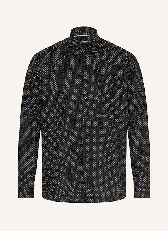ETERNA Shirt comfort fit BLACK/ WHITE