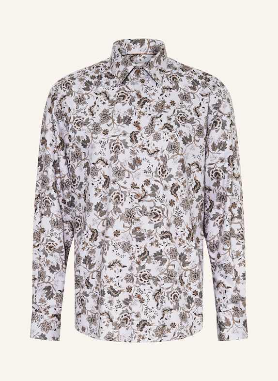ETERNA Shirt comfort fit BROWN/ BLACK/ GRAY