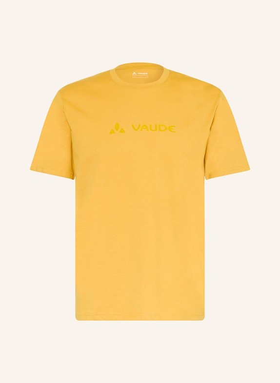 VAUDE T-Shirt LOGO II DUNKELGELB
