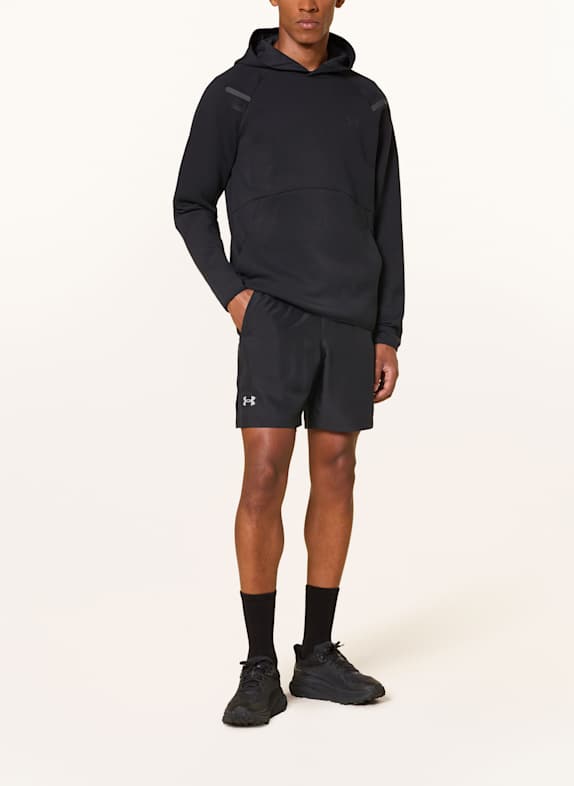 UNDER ARMOUR 2-in-1 hardloopshort LAUNCH ZWART