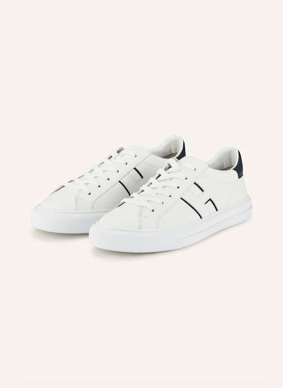 HOGAN Sneakersy H691 BIAŁY/ GRANATOWY