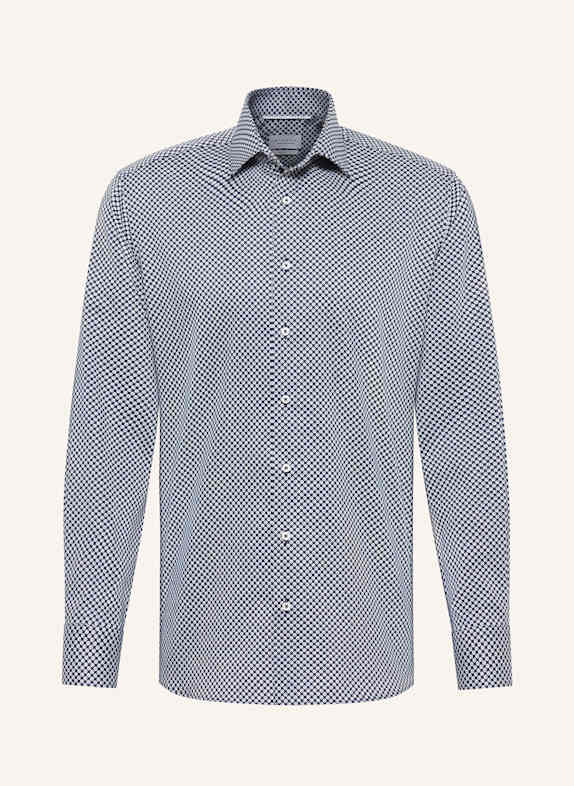 ETERNA Shirt modern fit DARK BLUE/ WHITE