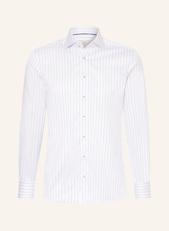 1863 by ETERNA Košile Slim Fit BÍLÁ/ ČERNÁ