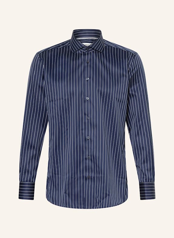 1863 by ETERNA Hemd Modern Fit DUNKELBLAU/ WEISS