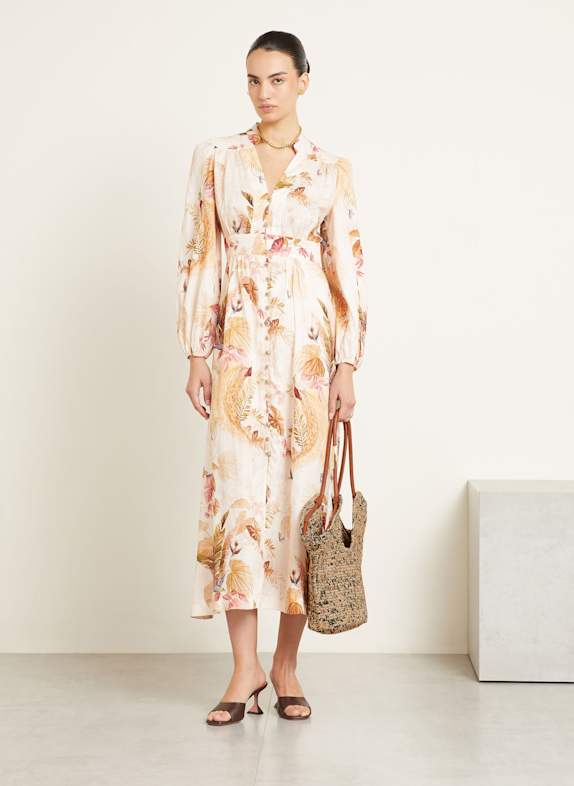 ZIMMERMANN Strandtasche GOLDENTIME HELLBRAUN / SCHWARZ