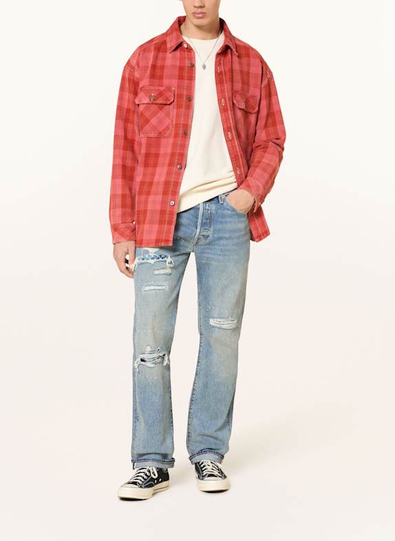 Levi's® Jean destroy 501 coupe classique 36 Med Indigo - Worn In