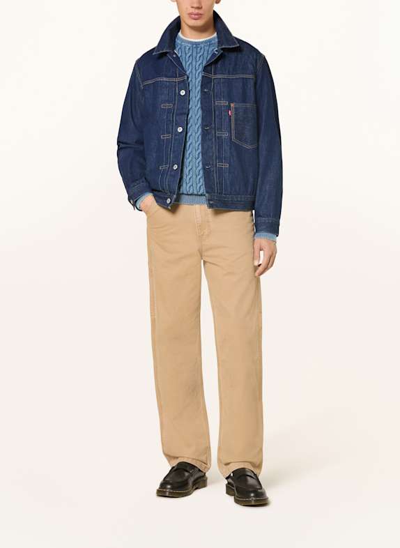 Levi's® Kurtka jeansowa TYPE I GRANATOWY
