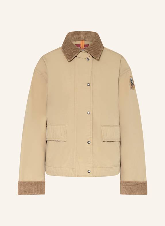 PARAJUMPERS PRIN field jacket LIGHT BROWN