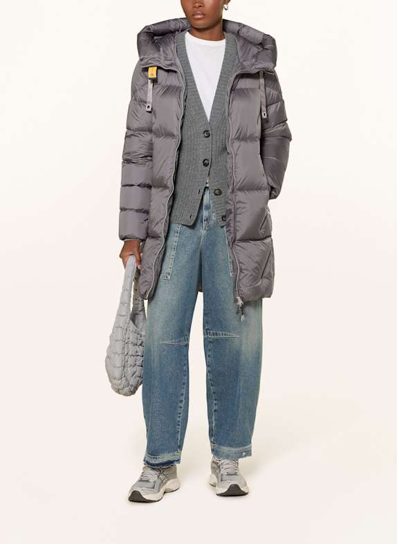 PARAJUMPERS Płaszcz puchowy JANET SZARY