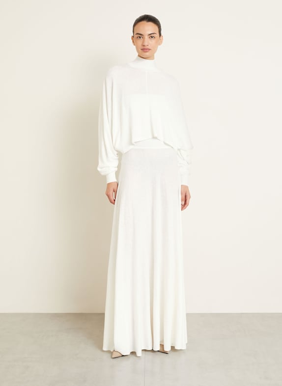ALAÏA Linne-tröja VIT