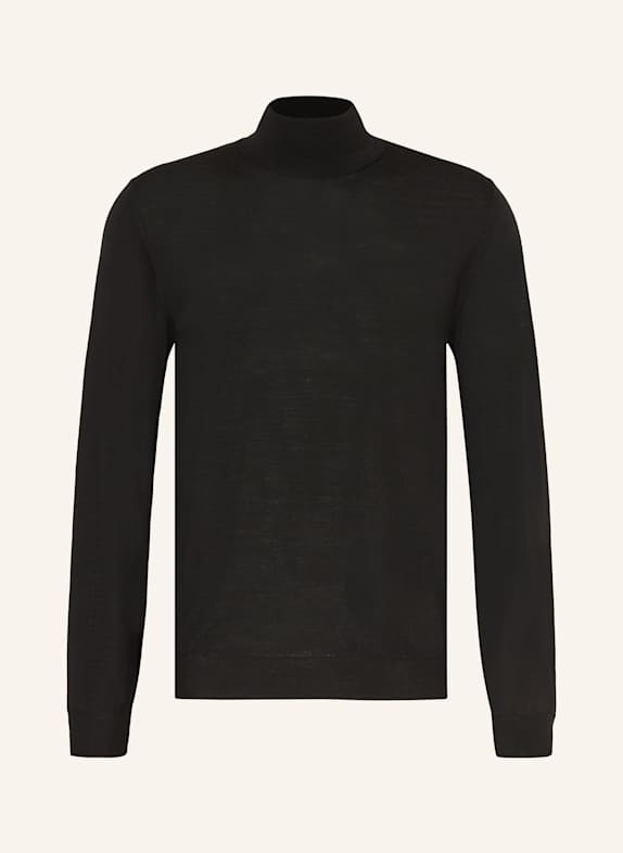 FEDELI Rollkragenpullover LANA SCHWARZ