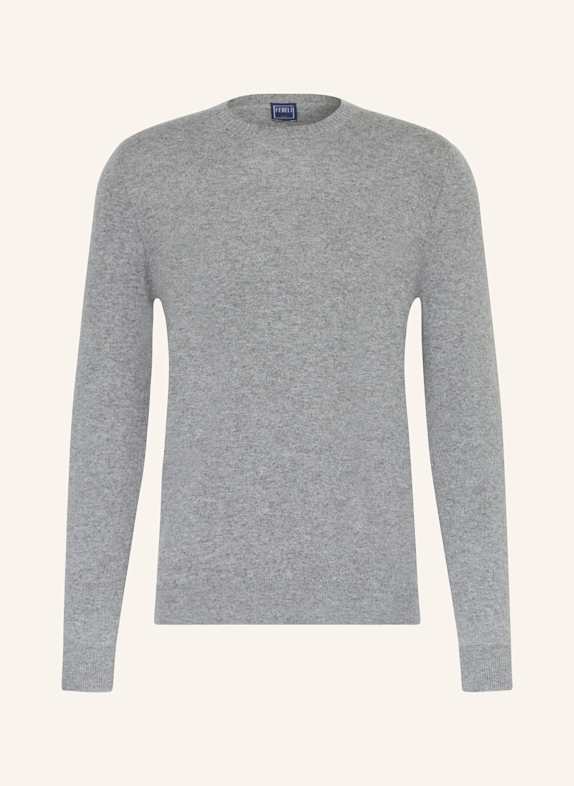 FEDELI Cashmere-Pullover GRAU