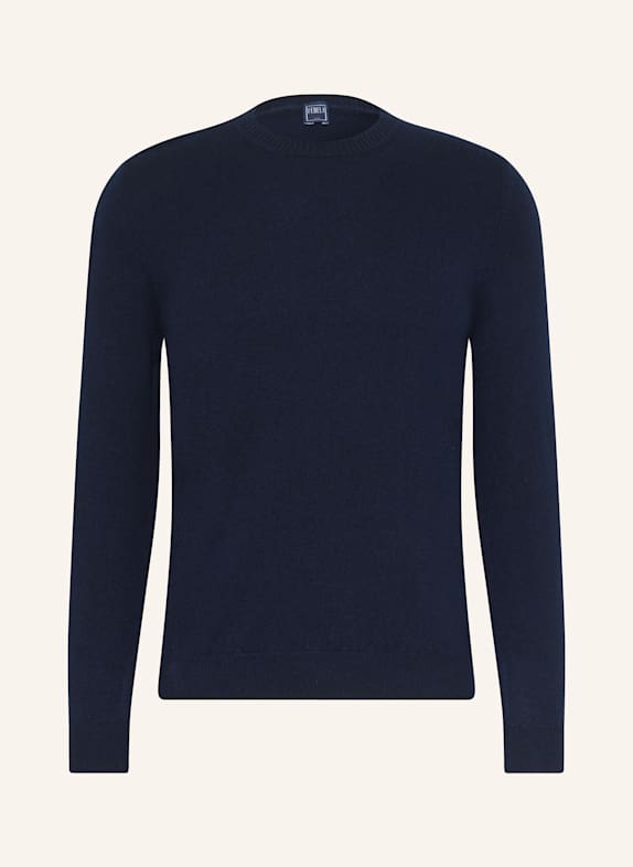FEDELI Cashmere-Pullover DUNKELBLAU
