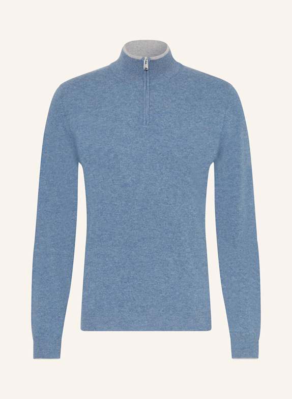 FEDELI Troyer mit Cashmere BLAUGRAU