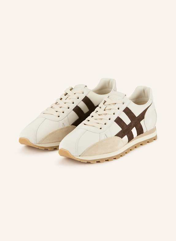 HOGAN Sneakersy H671 KREMOWY/ CIEMNOBRĄZOWY