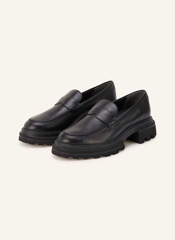 HOGAN Plateau-Loafer H674 SCHWARZ