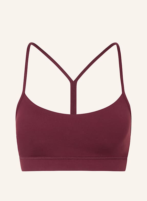 lululemon Sport-BH FLOW Y DUNKELROT