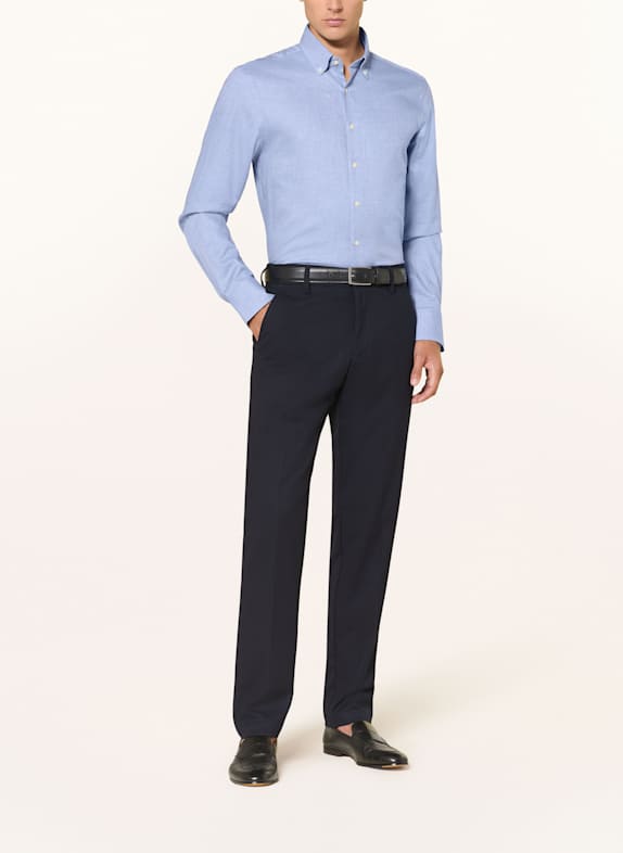 STROKESMAN'S Flanellen overhemd Regular Fit BLAUW