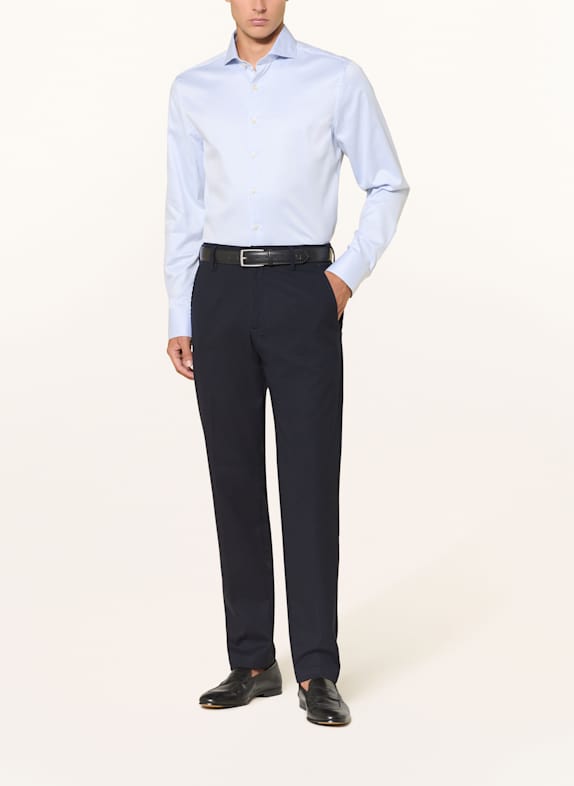 STROKESMAN'S Overhemd Regular Fit LICHTBLAUW / WIT