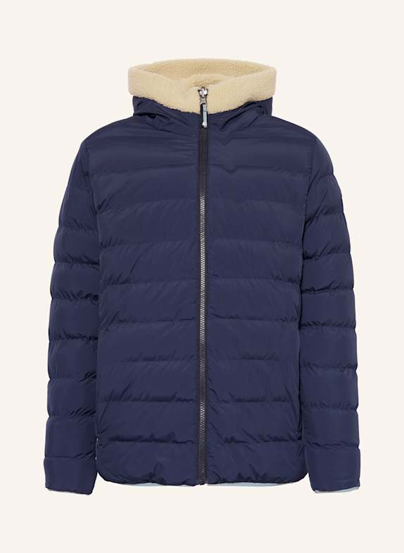 killtec Quilted jacket KOW 231 reversible DARK BLUE/ BEIGE
