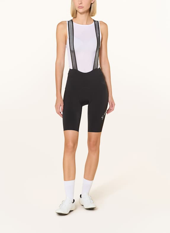 SPECIALIZED Fietsbroek S-WORKS RACE BIB SHORT met bretels en gewatteerde inzetstuk ZWART