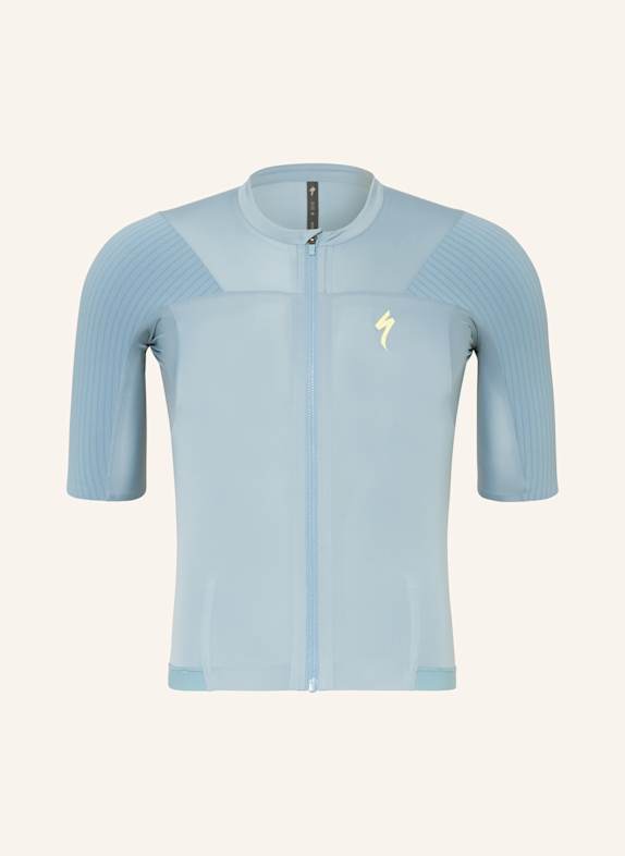 SPECIALIZED Koszulka rowerowa S-WORKS RACE JERSEY JASNONIEBIESKI/ ŻÓŁTY