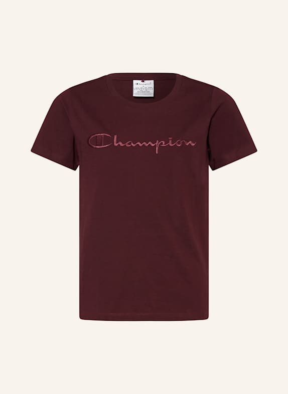 Champion T-Shirt DUNKELROT