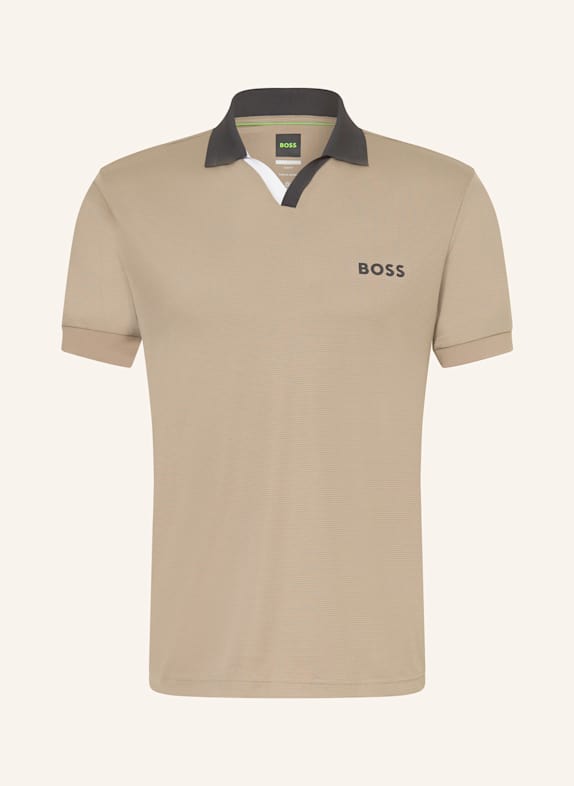 BOSS Funktions-Poloshirt PALLE TOC HELLGRÜN
