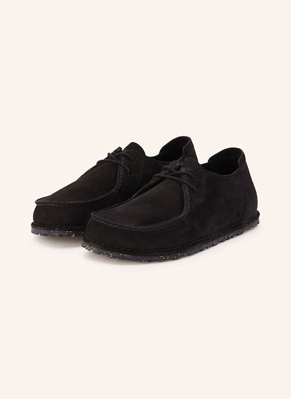 BIRKENSTOCK Buty sznurowane UTTI LACE CZARNY