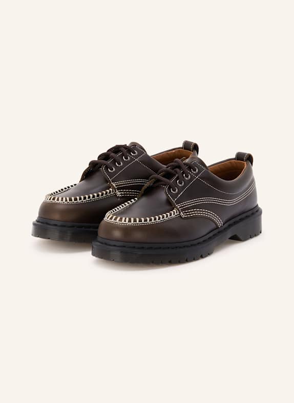 Dr. Martens Buty sznurowane LOWELL CIEMNOZIELONY